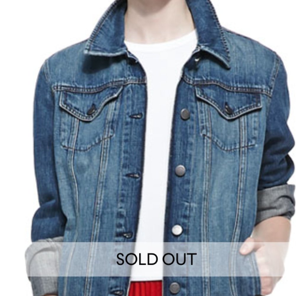 Theory John Faded Denim Jacket